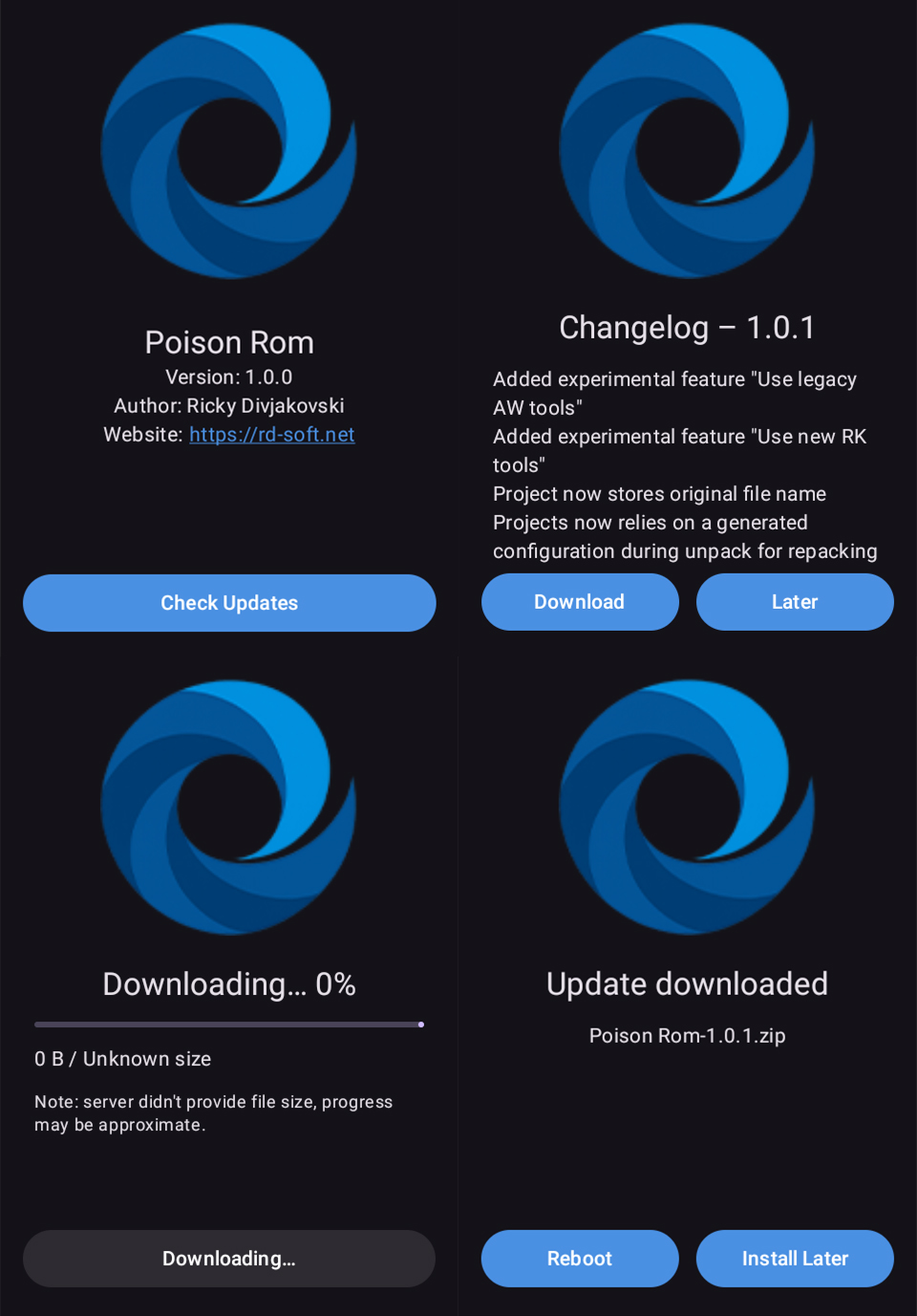 Android ROM Updater product screenshot